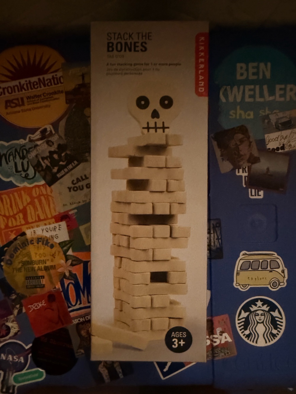 Stack the Bones Jenga Game